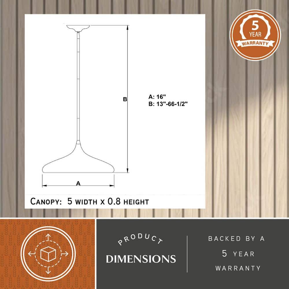 Taupe Modern Rain Drop LED Pendant with Motion Sensor