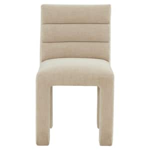 Pietro Beige 19.7 in. Pine Dining Chair