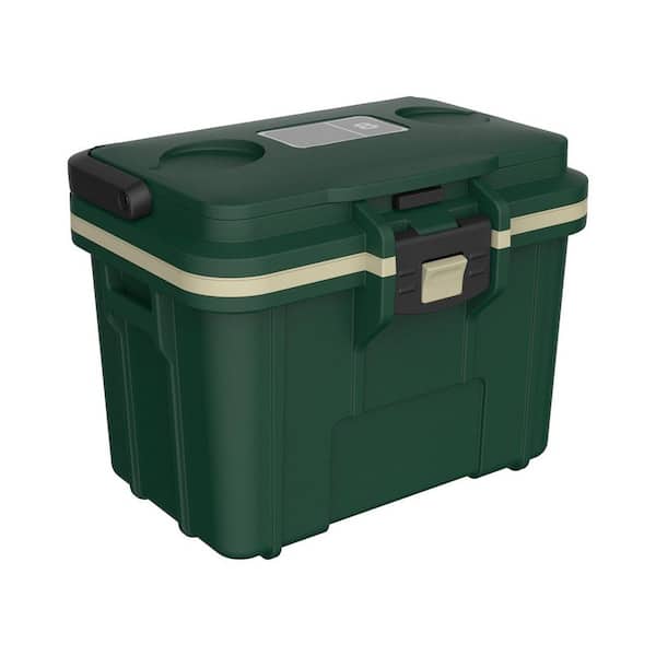MOEPISY 8 qt. Personal Lunch Box Cooler Hunter Green/Tan