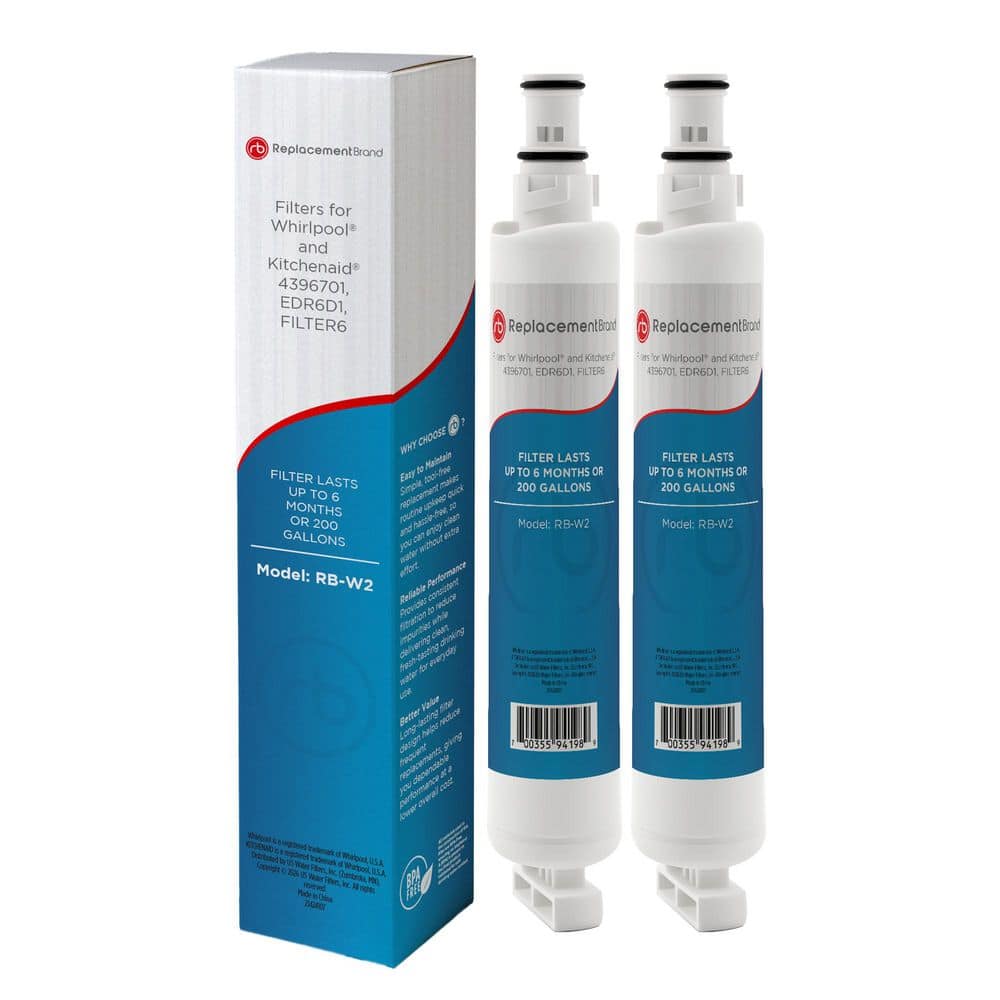 ReplacementBrand 4396701 Comparable Refrigerator Water Filter (2-Pack)