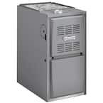 66,000 BTU 80% AFUE Single-Stage Upflow/Horizntal Forced Air Natural Gas Furnace with ECM Blower Motor