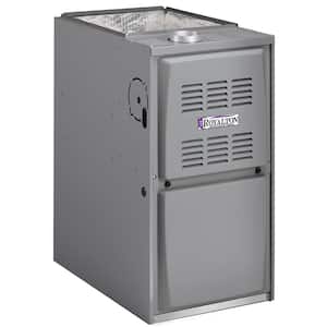 110,000 BTU 80% AFUE Single-Stage Upflow/Horizontal Forced Air Natural Gas Furnace with ECM Blower Motor