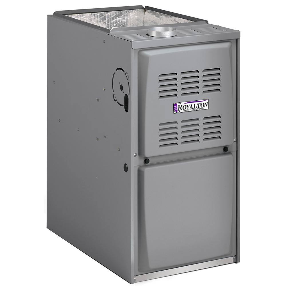 Gas Furnace Forced Air Heating System Cost MRCOOL 96% AFUE 90000 BTU  Multi-Position Gas Furnace