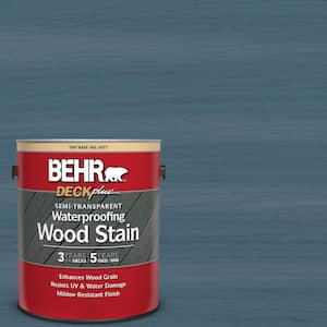 1 gal. #ST-107 Wedgewood Semi-Transparent Waterproofing Exterior Wood Stain