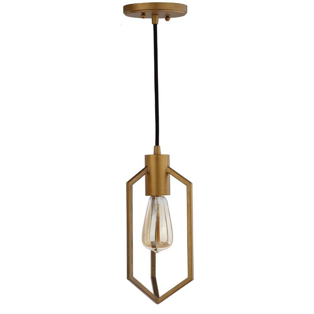 Eastwood 6" Gold Brass Adjustable Pendant Light