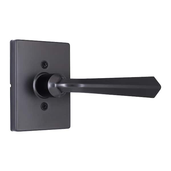 Wilshire Gun Metal Dummy Door Lever with Rectangle Rose