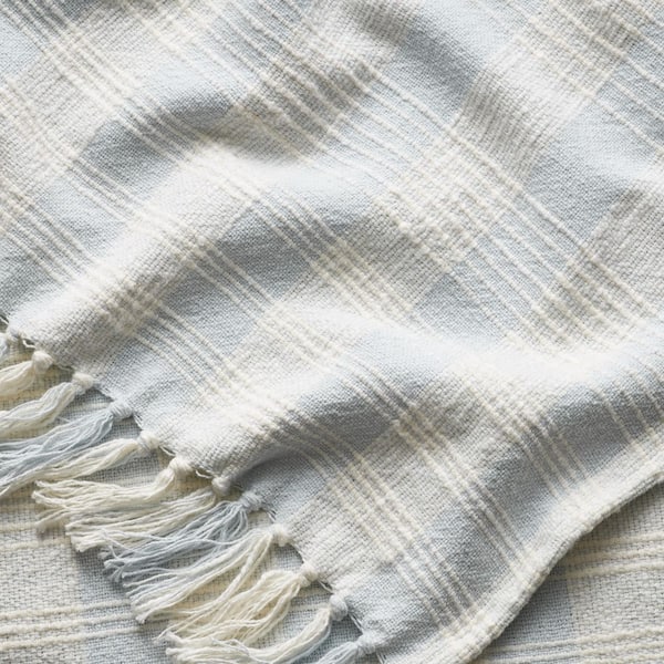 Company Cotton Textured Lightweight Throw Blanket