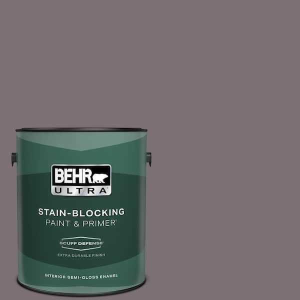 BEHR ULTRA 1 gal. Home Decorators Collection #HDC-AC-27 Heather Sachet Extra Durable Semi-Gloss Enamel Interior Paint & Primer