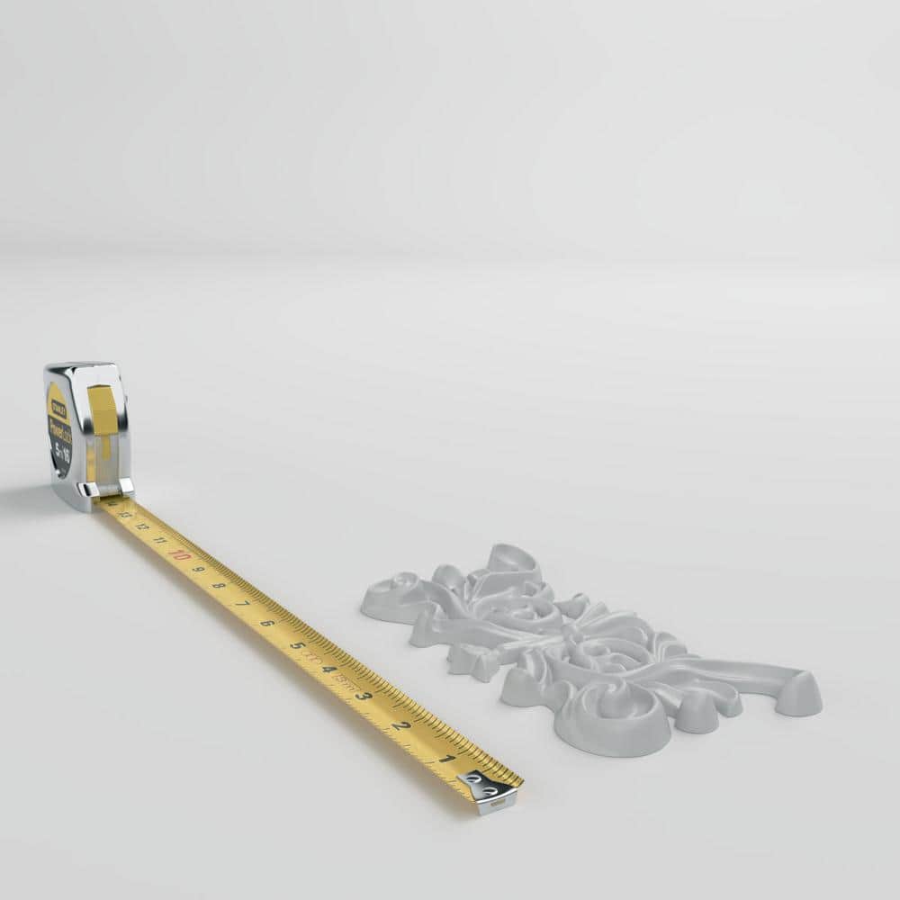 White Primed Polyurethane Crown Wall Trim Onlay
