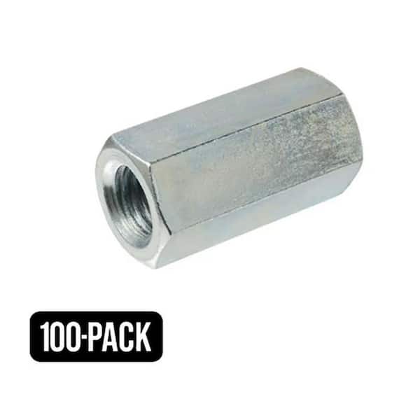 3/4 in.-10 tpi Zinc Rod Coupling Nuts (100-pack)