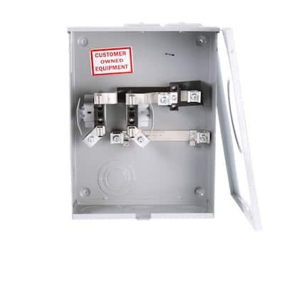 Siemens 200 Amp OH/UG Fed Side-Wired Meter Socket SUAS917-XJCA