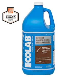 1 Gal. Exterior House and Siding Pressure Wash Concentrate Cleaner; Removes Algea, Mold and Mildew