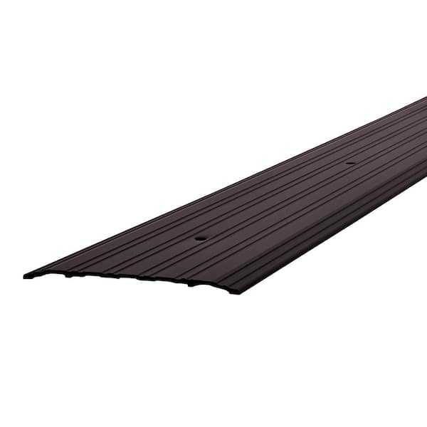 M-D Building Products 6 in. x 1/4 in. x 36 in. Bronze Aluminum Commercial Flat-Profile Threshold
