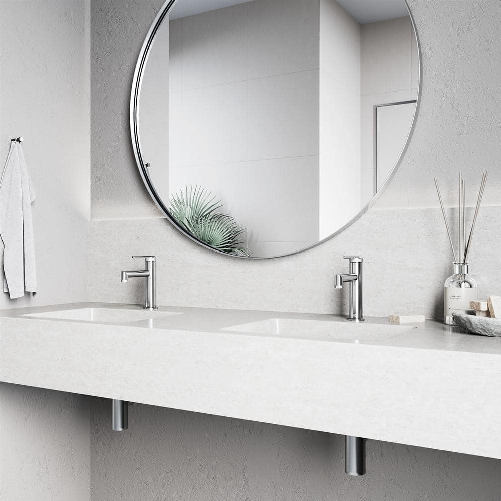 VIGO Sterling 7" High Chrome Single-Handle Bathroom Faucet