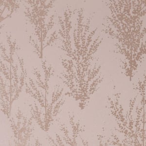 Katsura Pink Paper Non-Pasted Removable Wallpaper