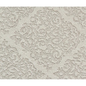 Copenhagen - Meditative - Gray 42.1 oz. Nylon Pattern Installed Carpet