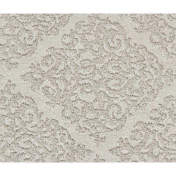 Lifeproof Copenhagen - Meditative - Gray 42.1 oz. Nylon Pattern Installed Carpet