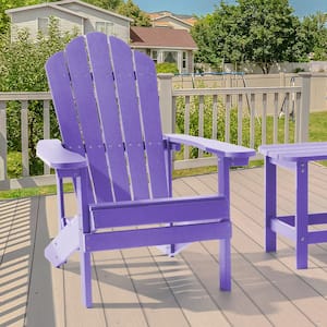 Purple Weather Resistant Plastic Adirondack Chair
