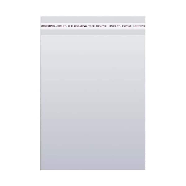 4 in. x 6 in. Clear Cellophane Bags 320-Piece Self-Sealing Plastic Wrappers for Bakery Packaging and Gifts