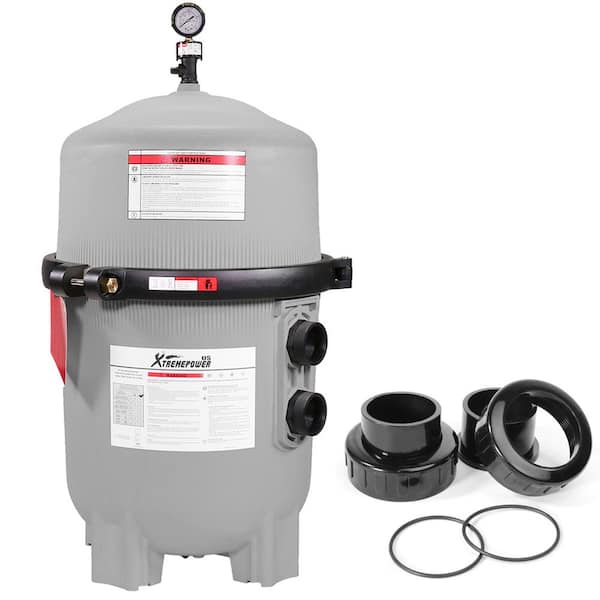 48 sq. ft. DE in Ground Pool Filter Gray Color