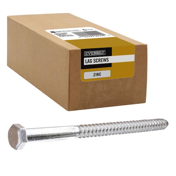1/4 x 4" Lag Bolts Hex Head Stainless Steel Heavy Duty Wood Screws Qty 50 