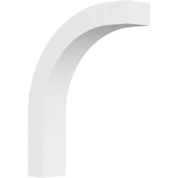 Ekena Millwork 3"W x 14"D x 18"H Standard Heritage Architectural Grade PVC Knee Brace
