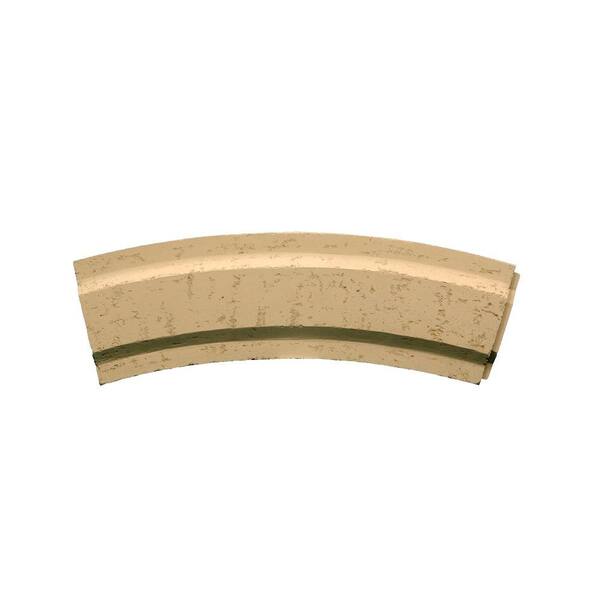 Fypon 27-3/4 in. Inside Width x 11-1/4 in. Height x 2-5/8 in. Polyurethane Stone Texture Arched Trim Block