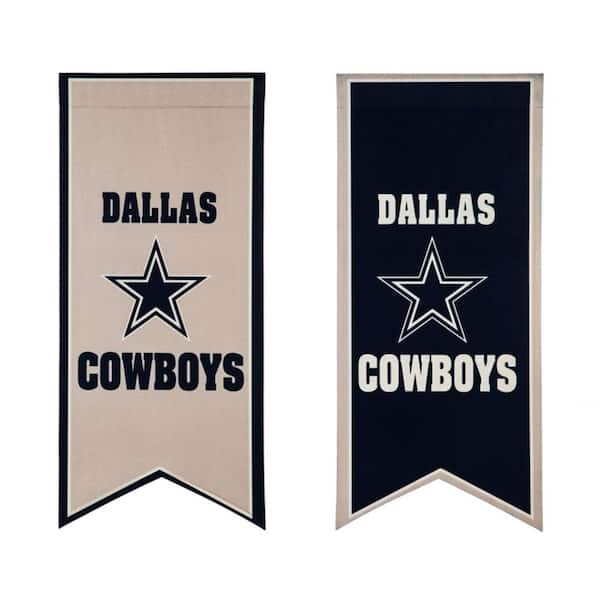 Dallas Cowboys Vintage Linen Garden Flag Dallas Cowboys