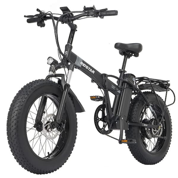 Unbranded 20 in. Fat Tire E-Bike for Adults Foldable Electric Bicycle
