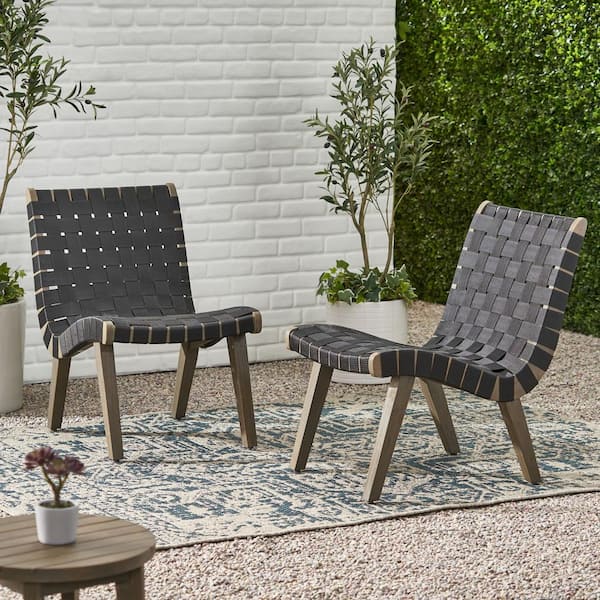 大人の上質  Harper & Bright Designs Wood Frame Outdoor Lounge Chair in テーブル・チェア・ハンモック