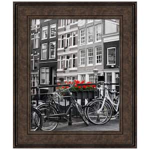Opening Size 16 in. x 20 in. Ridge Bronze Picture Frame