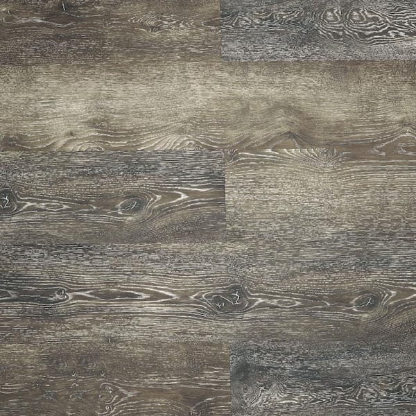 Lifeproof Dark Grey Oak 6 MIL x Multi-Width x 48 in. L Click Lock Waterproof Luxury Vinyl Plank Flooring (19.53 sqft/case)
