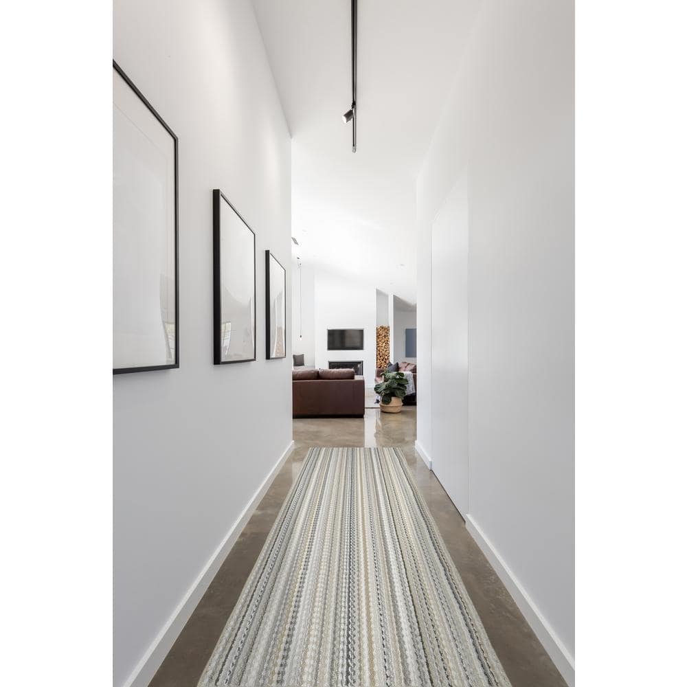 Carnival Stripe Random Earth Tone 12 ft. x 15 ft. Area Rug - thumbnail 10