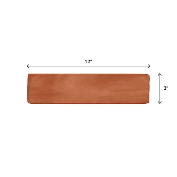 Daltile Artcrafted Cotto 3 in. x 12 in. Glazed Ceramic Wall Tile