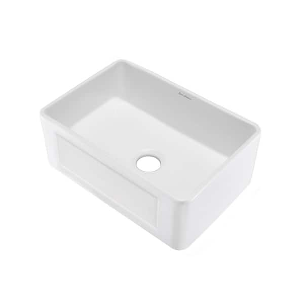 24 Florence Fireclay Single-Bowl Kitchen Sink