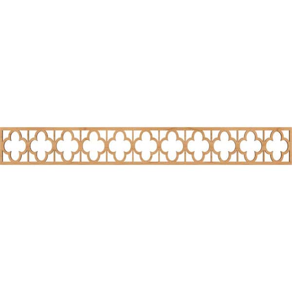 Ekena Millwork Woodall Fretwork 0.25 in. D x 46.5 in. W x 6 in. L Maple Wood Panel Moulding