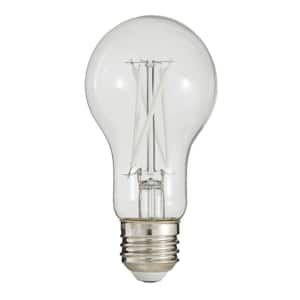 60-Watt Equivalent A19 Dimmable White Filament CEC Clear Glass E26 LED Light Bulb Soft White 2700K (24-Pack)