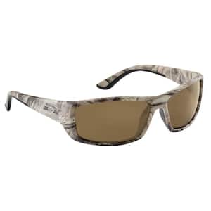 Buchanan Polarized Sunglasses Camo Frame with Amber Lens