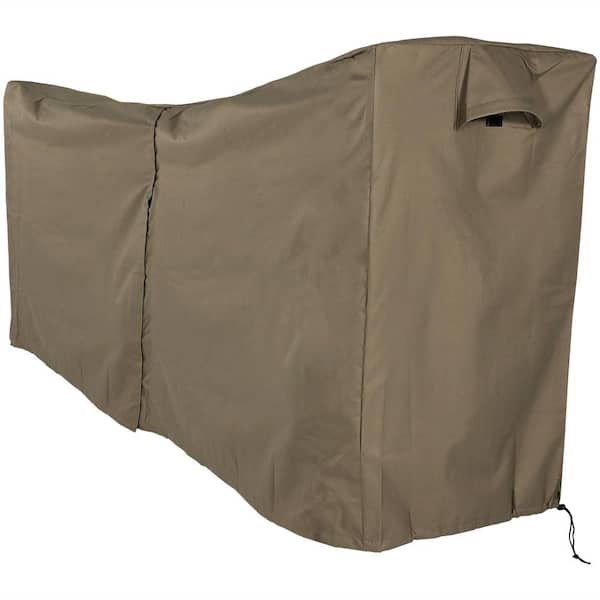 8 ft. Firewood Log Rack Cover in Khaki