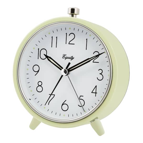 La Marque D80cm Round Modern Moving Cogs Clock - Grey w/metal Green –