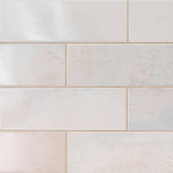 MSI Marina Pearl 4 in. x 12 in. Glossy Ceramic Subway Wall Tile (11.22 sq. ft. / case)