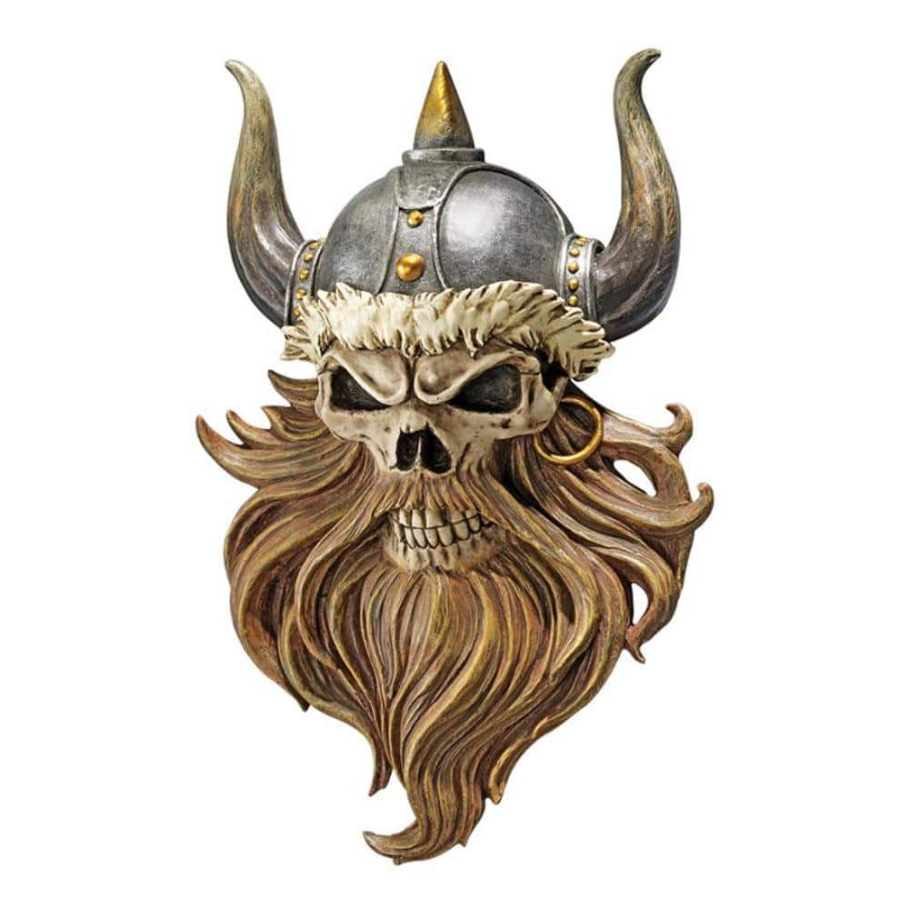 Design Toscano The Skull of Valhalla Viking Warrior Novelty Wall Statue  CL5827 - The Home Depot