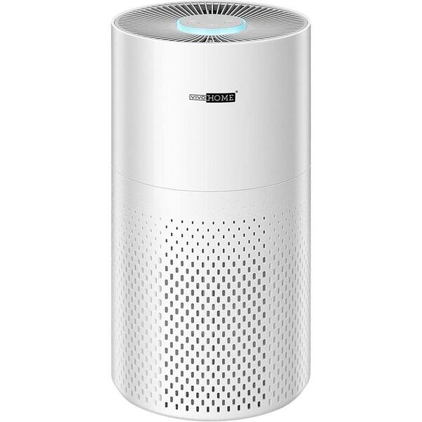 VIVOHOME 7-color Night Light Air Purifier with True HEPA and Carbon Filter
