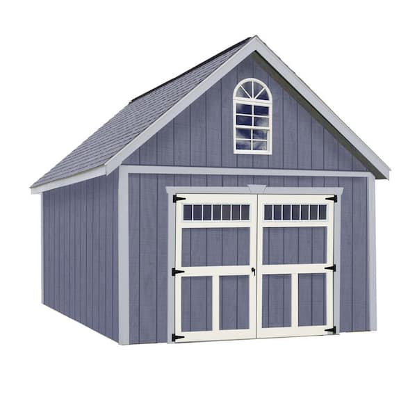 Best Barns Geneva 12 ft. x 16 ft. Wood Garage Kit without Floor