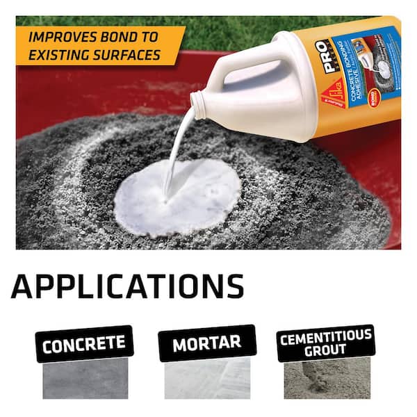 Sika - SikaLatex 1 Gal. Concrete Bonding Adhesive and Acrylic Fortifier
