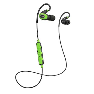 Sellstrom Reusable Banded Ear Plugs, Hearing Protection for Work, 25dB NRR,  Hi-Viz Green/Blue, S23430