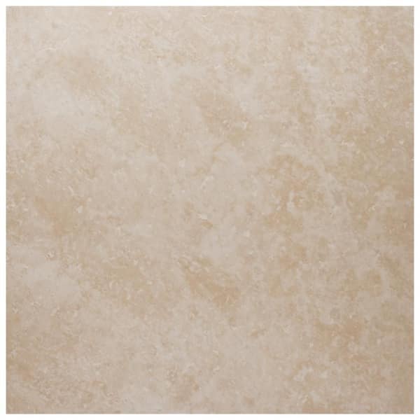 Roma Beige 6-1/2 in. x 6-1/2 in. Porcelain Floor and Wall Take Home Tile Sample