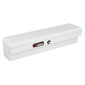 Jobox 58-1/2 in. White Steel Pushbutton Gear-Lock™ Innerside Top Mount Truck Tool Box with Mounting Kit