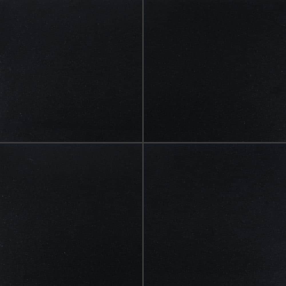 Take Home Tile Sample - Absolute Black 4 in. x 4 in. Honed Granite Floor and Wall Tile price history on PriceWatchPro