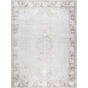 Our PNW Home Rainier Light Gray Traditional 9 ft. x 12 ft. Indoor Area Rug